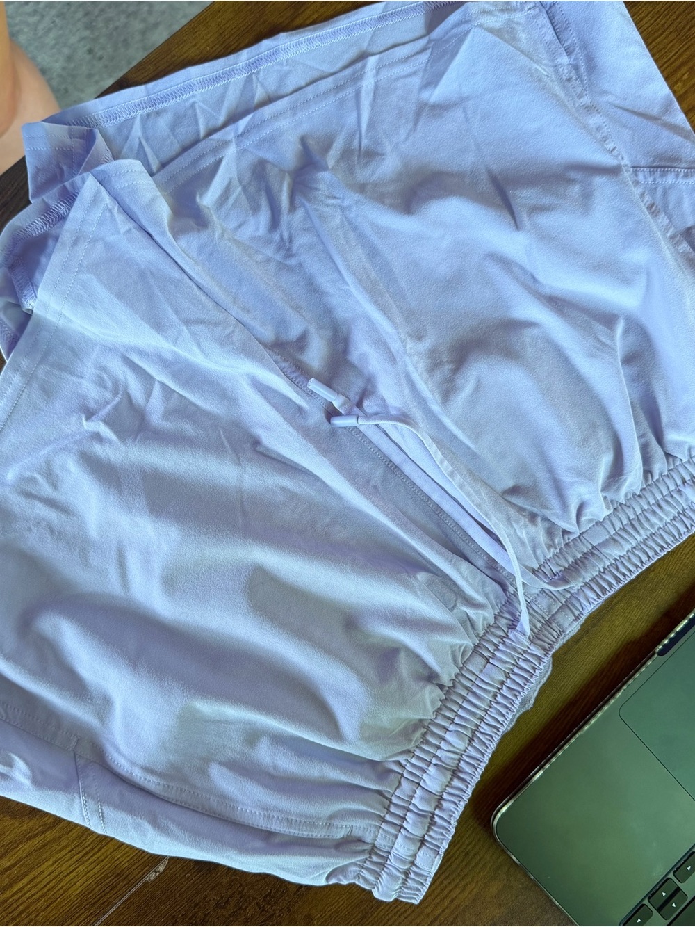 Lululemon Lavender Drawstring Athletic Shorts, size 6, worn once
